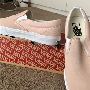 classic slip on (suede) sepia rose VANS